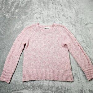 Pacas Sweater Womens Small Pink Baby Alpaca Wool Blend Lightweight Soft Pullover